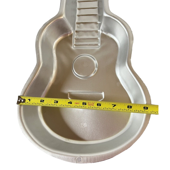 Vintage 90s Wilton Cake Pans Car Auto SUV 2015-2034 Guitar 2105-570 Travel Music - Picture 4 of 8